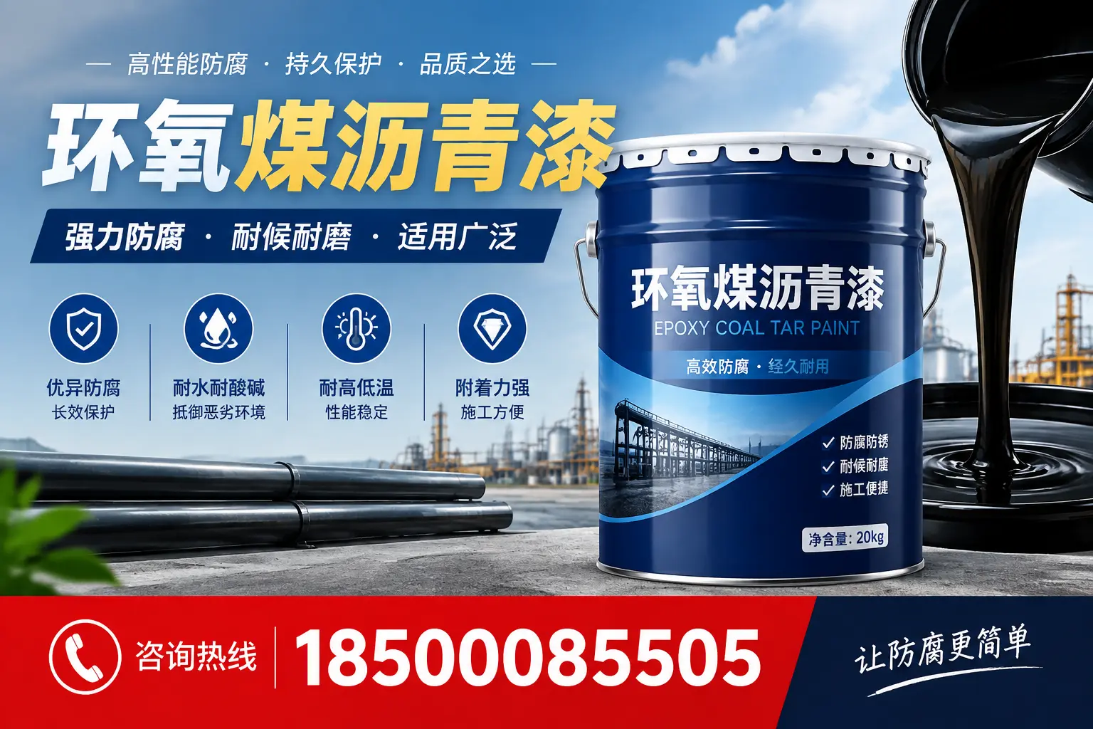 环氧煤沥青漆在不同气候条件下的表现分析，西安适用性